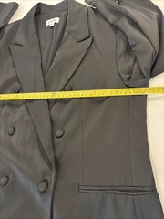 Women’s “The Drop” Double Breasted Satin Look Blazer Dress. Size large