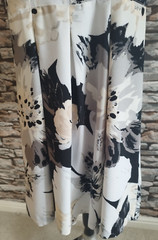 Next Elegant Ladies Floral Dress With Pleat Skirt Multicoloured Size UK 6