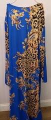 Polyester Elastane Long Dress 5XL See Measurements