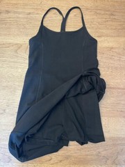 PINK Victoria’s Secret Pure Black Logo LARGE Cotton Active Sleeveless Dress VS