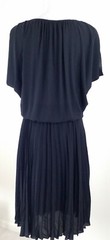 BCBGMaxAzria ~ Woman Size XS~ « LONA » Black Fit & Flare Pleated Dress NWT.