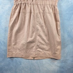 Universal Thread Womens Zip Front Utility Mini Dress Pink Sm Elastic Waist Cuffe