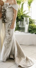 John Paul Ataker Strapless Mermaid Gown