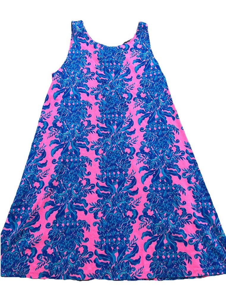 Lilly Pulitzer Women’s M Kristen Swing Dress Prosecco Pink Dilly Dally