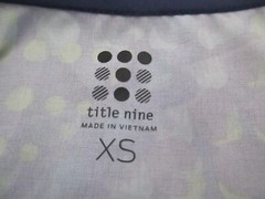 TITLE NINE 🌸 SIZE XS==BLUE / PERFORMANCE KNIT / POP OVER A-LINE DRESS