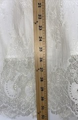 Minuet Lace Applique Mini Halter Dress White Floral Bodycon Women’s Medium