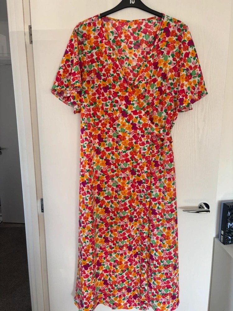 Shein wrap dress