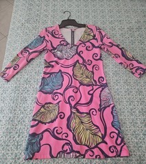 Lilly Pulitzer Size XS Clarke Leaves in the Breeze Tropical Cotton Dress X Small