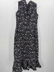 Pre-Owned Erdem Black Size 10 Short Sleeveless Dress