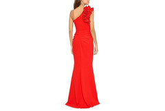 Xscape Ruffled One-Shoulder Gown MSRP $279 Size 8 # 14B 2490 Blm