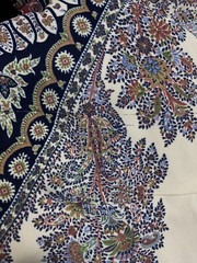 $1070 ETRO Women&rsquo;s Blue Engineer Paisley-Print Knee-Length Dress Size 44