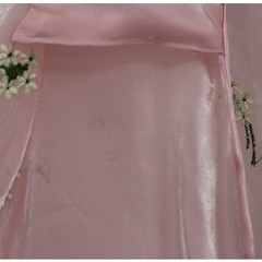 Unique Vintage 1950’s style Light Pink Floral Embroidered Libby Swing Dress 4X