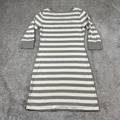 Patagonia Dress Womens Medium 3/4-Sleeved Au Bateau Stripe Cotton Blend Stretch