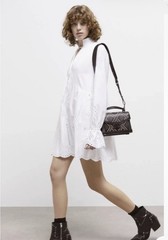 NWT The Kooples Broderie Anglaise Eyelet Lace Mini Dress Medium