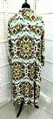 ALAMBIKA LONG COLOURFUL DRESS SIZE – L – MADE IN ISRAEL.