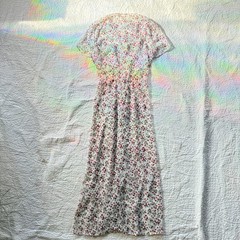 NWT DR2 Garden Party Ditsy Floral Sheer Dress Duster Cardigan Size S Cottagecore