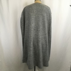 Christina Karin Designer Cape Dress Womens Medium NEW Gray Zip Front
