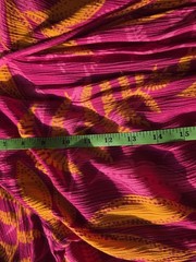AnyBody Wide-Leg Faux-Wrap Vacation Jumpsuit in Fuchsia Tropical Print🌴
