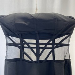 BliThe Long Black Low Cut Dress Size Large Color Black
