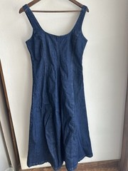 Women’s Gap Denim Cotton Midi Dress New with Tags Size Small