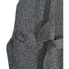 ISSEY MIYAKE Black Wool Nylon Knit Sleeveless Midi Dress Size 2 Auth