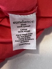 Sundance Midi Dress Pink Crinkle Tiered Deep V Romantic Cottagecore Ruffles Sz S