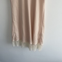 Preen By Thornton Bregazzi Slip Dress Camisole Sz XL Blush Pink Silk Blend Lace