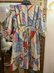 Hunter Bell Retired Patchwork Britton Quilted Cottage Core Dress A