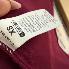 Halara Sleeveless Burgundy V-Neck Bodycon Dress size XS