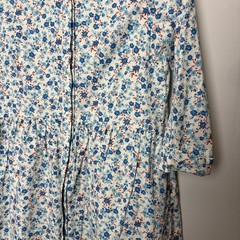 Tuckernuck Bluebell Floral Ditsy Calico Royal Shirt Dress