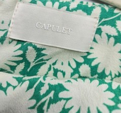 Revolve Capulet Large Apple Green White Floral Mini Dress Sierra Ruched