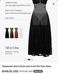 Popilush Women&rsquo;s Lace Sleeve less Dress Black XS