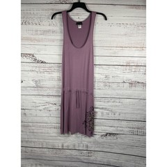 Athleta Dress Women&rsquo;s SZ Medium Purple Sleeveless Tank Drop Waist Stretch 40034