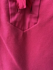 Diane von Furstenberg DVF Sz 10 Berry Pink Corset Top Sleeveless Resort Dress
