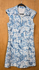 Jack Smith Athletic Tennis Golf Mini Dress Activewear Sleeveless Size M Blue