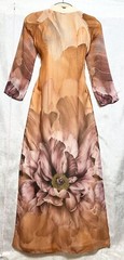 Ao Dai AT-721 Voan Tơ 4 Tà Size XL dài áo 145cm ❤️ see size chart