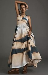 Hope For Flowers Guest Of Tie Dye Organic Cotton Maxi Dress Medium Anthropologie