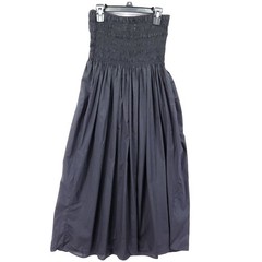 Revolve Faithful The Brand Solange Smocked Tube Slip On Dress In Black Size 2