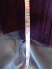 Bloomchic Rib Knit Button Detail Pockets Sweater Dress Purple US Size 26