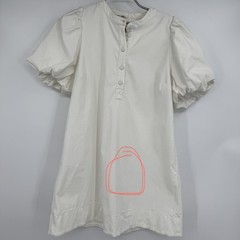 Pomander Place by Tuckernuck White Carly Dress size M Medium Relaxed Mini Shift
