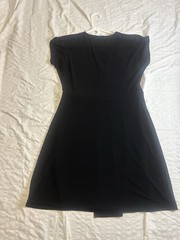 Michael Kors Front Wrap Black Dress Women&rsquo;s Size XL