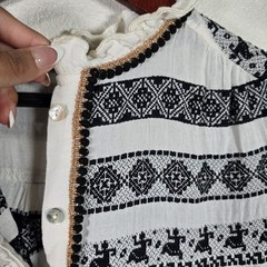Devotion Twins Size S Dimitri Elephant Embroidered Dress Boho