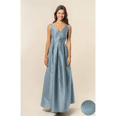 Lula Kate Gown Denim Bengaline Harper Dress Dahlia Skirt Size 000 Bridesmaid
