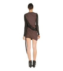 new RRP $680 KIRRILY JOHNSTON BLACK SLEEVE DARK NIGHT DRESS 14