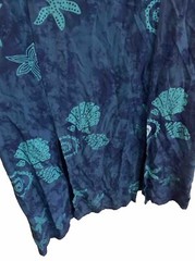BALI BATIKS Dress Resort Wear Indonesian Sleeveless Dress Seashell AOP DBL SIDE