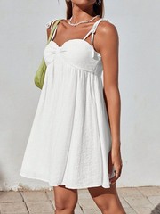 Narecte Casual Summer Dresses for Women 2025 Flowy Sun Dress Mini Slip Dress