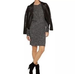 Isabel Marant Etoile Size 2 Heathered Grey Wilder Twist Front Dress
