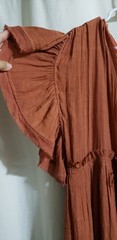 Flawless Size Medium Maria Button Front Boho Flowy Gauzy Maxi Dress