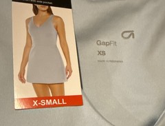 GapFit Women&rsquo;s XS Blue 4&Prime; Inseam V-Neckline Active Tank Dress NWT Free Shipping