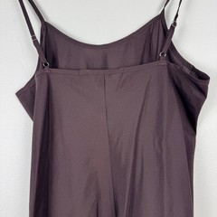 Nanette Lepore Brown Spaghetti Strap A-Line Knee Length Slip Dress Women 10